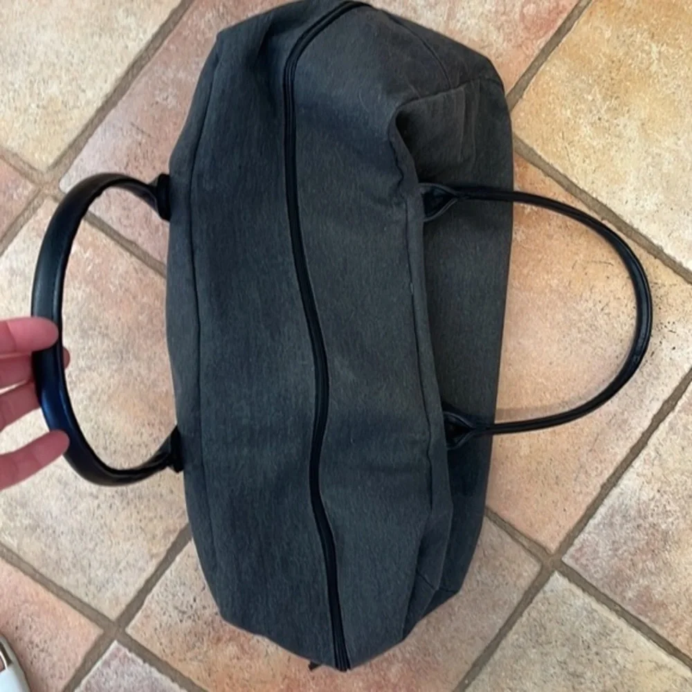 John Varvatos canvas travel weekender bag